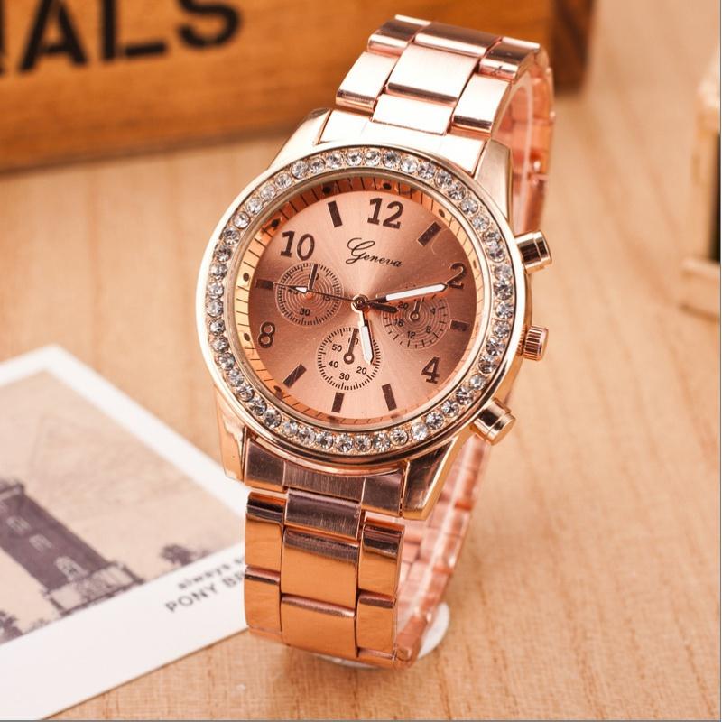 Casual Women's watches Steel Band Alloy Quartz Watch