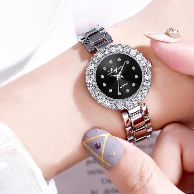 Bracelet Watches Set For Women Fashion Geometric Bangle Quartz Clock Ladies Wrist Watch