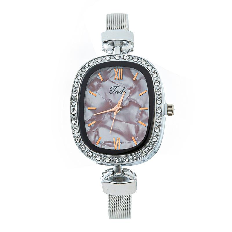 2022 new Casual Women's Watch Personalized Dial Fashion Alloy Mesh strap Quartz Women's Watch