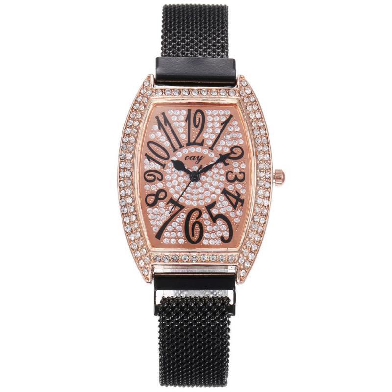 Casual Fashion Business Women Watches Mesh Strap Simple Quartz Watch