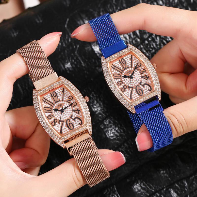 Casual Fashion Business Women Watches Mesh Strap Simple Quartz Watch