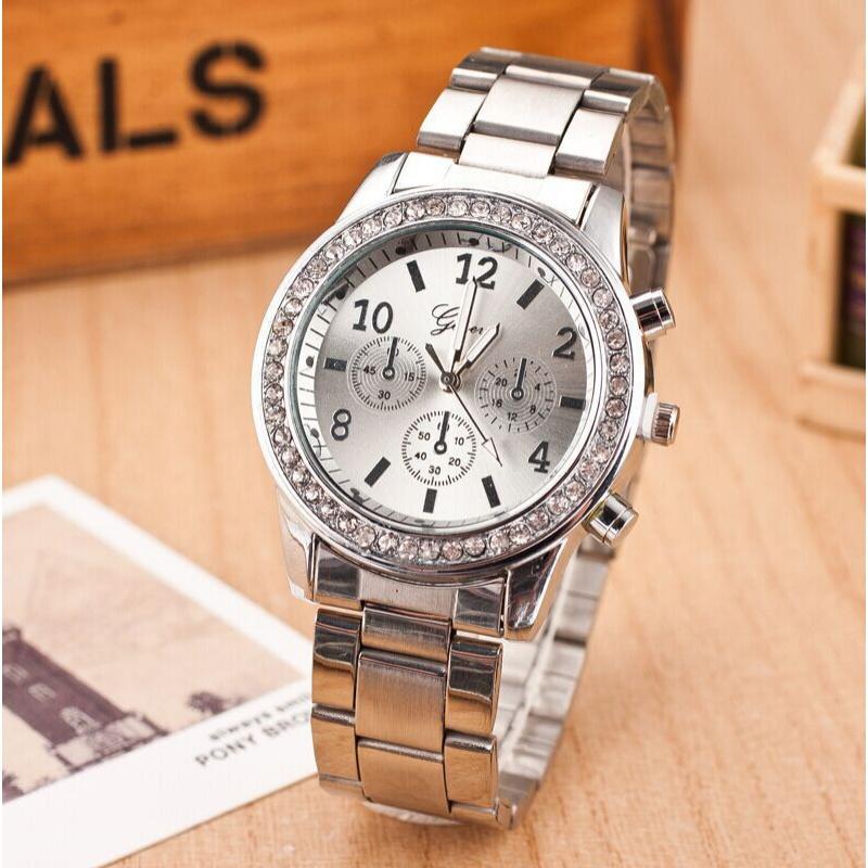 Casual Women's watches Steel Band Alloy Quartz Watch