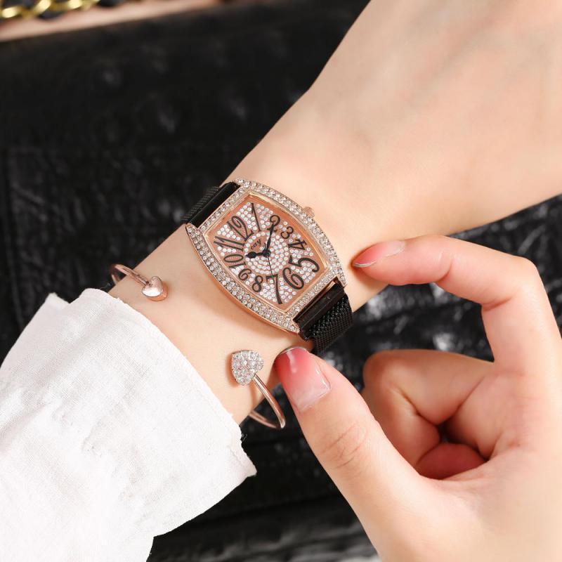 Casual Fashion Business Women Watches Mesh Strap Simple Quartz Watch
