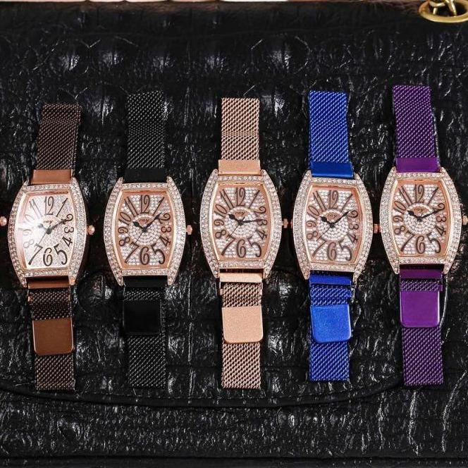 Casual Fashion Business Women Watches Mesh Strap Simple Quartz Watch