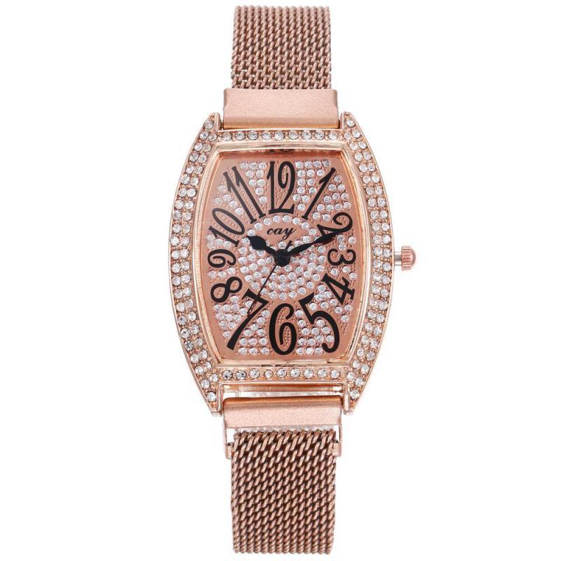 Casual Fashion Business Women Watches Mesh Strap Simple Quartz Watch