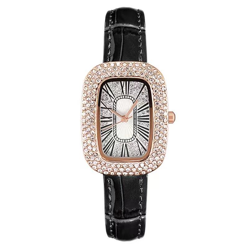2022 New Fashion Women's Watches Green Bright Leather Analog Quartz Watch