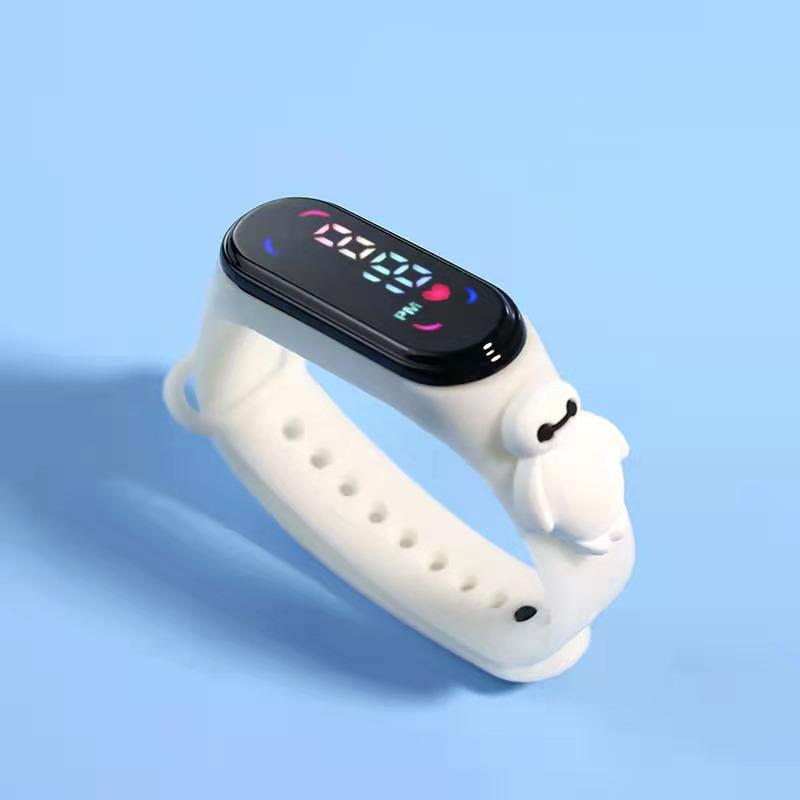 Children's Cartoon 7led Electronic Watch Upgrade Student Swimming Touch Waterproof Bracelet