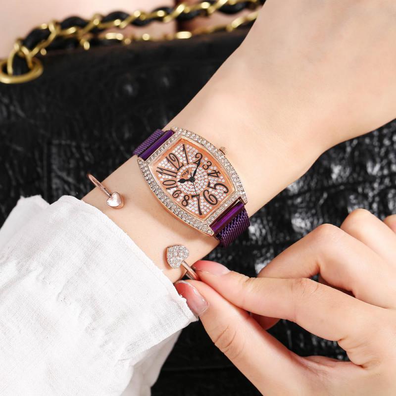 Casual Fashion Business Women Watches Mesh Strap Simple Quartz Watch