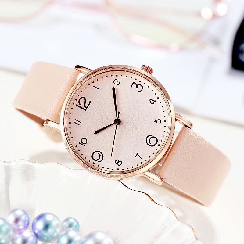 Fashion Simple Women Watches Casual Decoration Leather Belt Watch