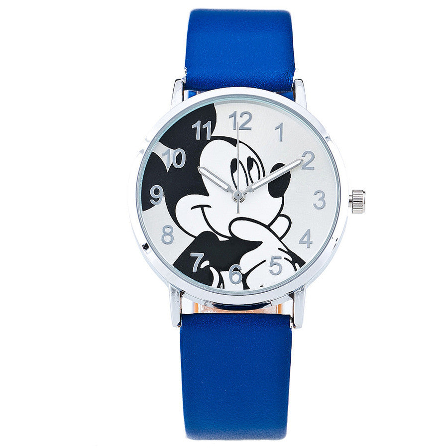 Fashion Casual Cartoon Women Watches Leather Strap Children Girl Boy Watch Kids Quartz Wristwatches