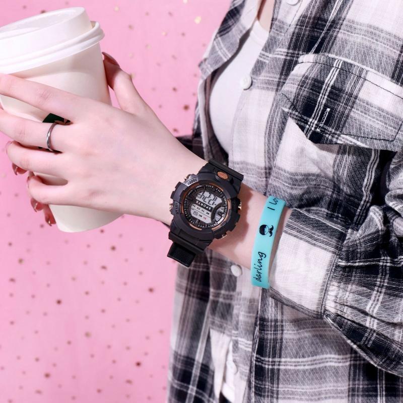 Fashion Casual Watches Men's and Women's Multi-Functional Luminous Electronic Watch Unisex