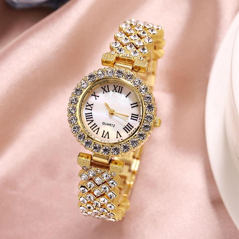 Women Bracelet Watches Steel belt Love Bracelet Wristwatches Set