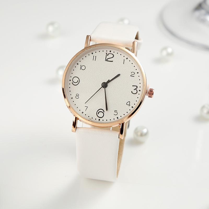 Fashion Simple Women Watches Casual Decoration Leather Belt Watch