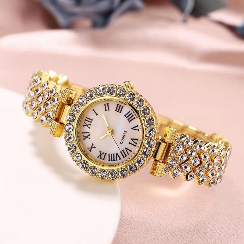 Women Bracelet Watches Steel belt Love Bracelet Wristwatches Set