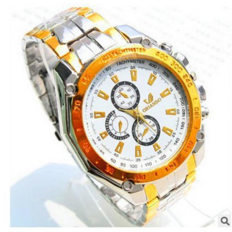 Men's Stainless Steel Strap Watches Male Gift