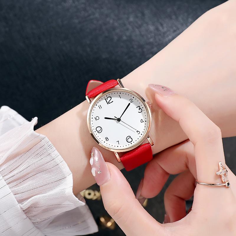 Fashion Simple Women Watches Casual Decoration Leather Belt Watch