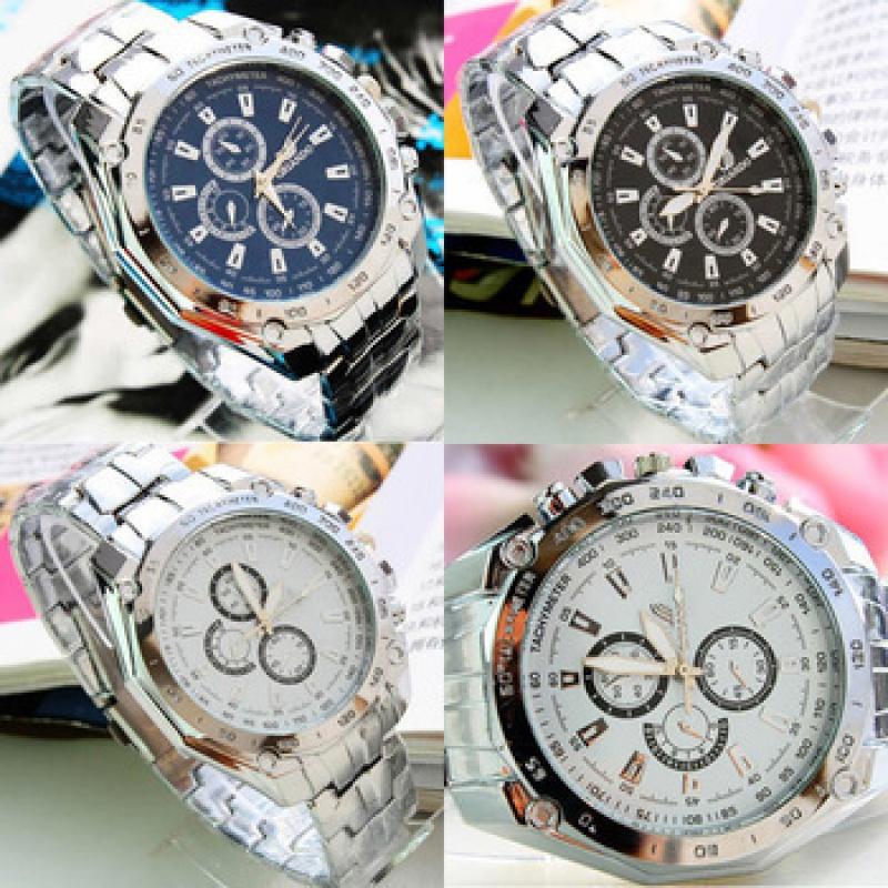 Men's Stainless Steel Strap Watches Male Gift