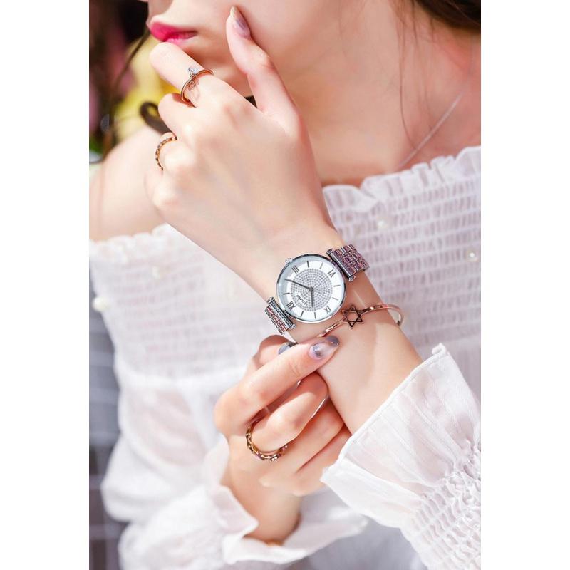 Stainless Steel Women Quartz Watches