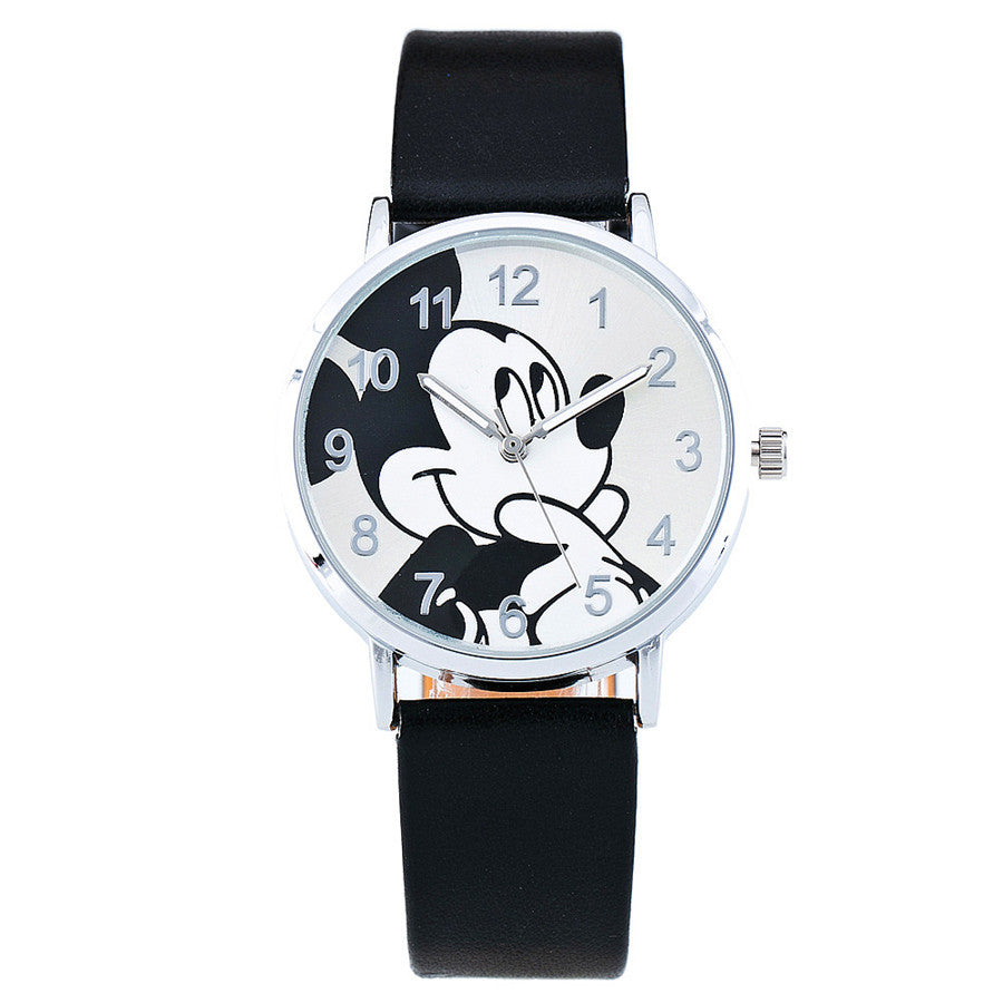 Fashion Casual Cartoon Women Watches Leather Strap Children Girl Boy Watch Kids Quartz Wristwatches