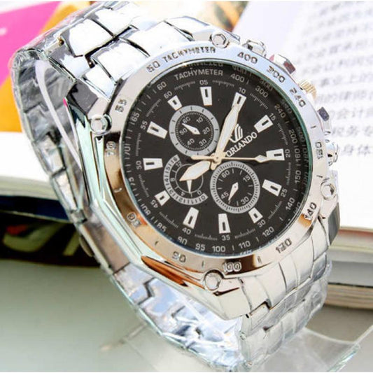 Men's Stainless Steel Strap Watches Male Gift