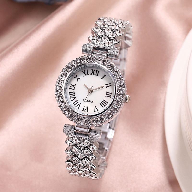 Women Bracelet Watches Steel belt Love Bracelet Wristwatches Set