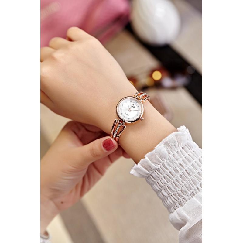 Women's Watch Small Round Steel Belt Student Fashion Watches