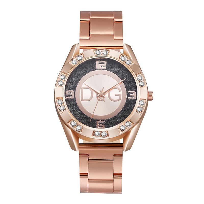 Women Retro Quartz Wrist Watch Fashion Design Alloy Band Analog Luxury Watches for Women Stainless Steel