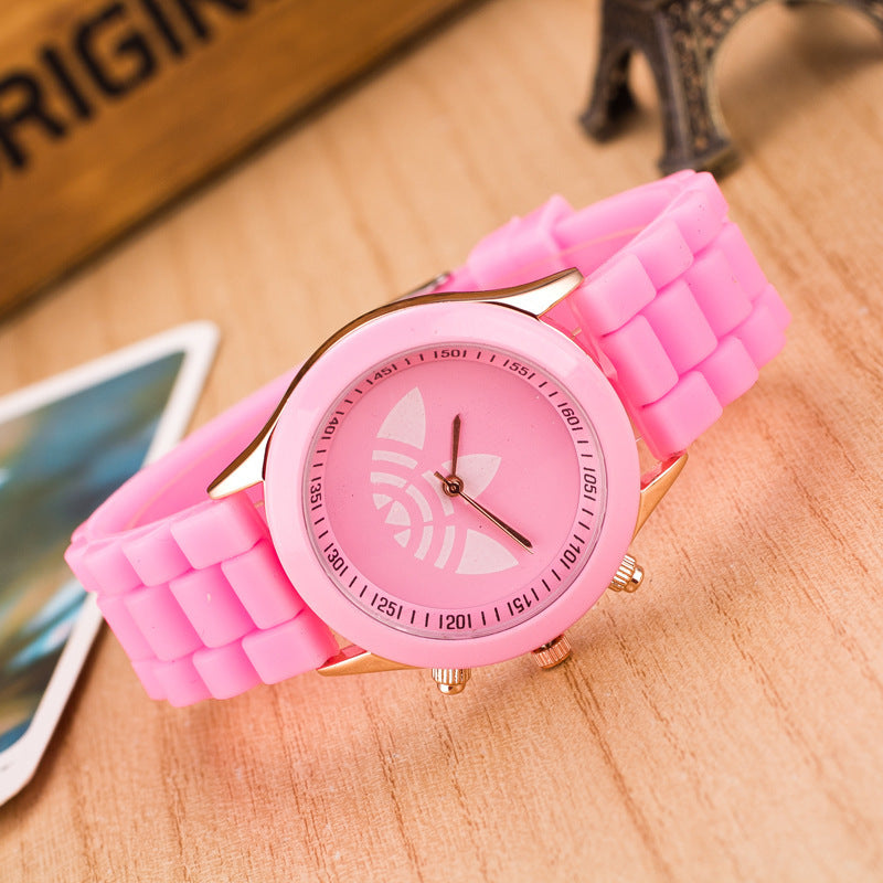 New Fashion Women Wristwatches Sports Quartz Watch Men Casual Silicone Watches