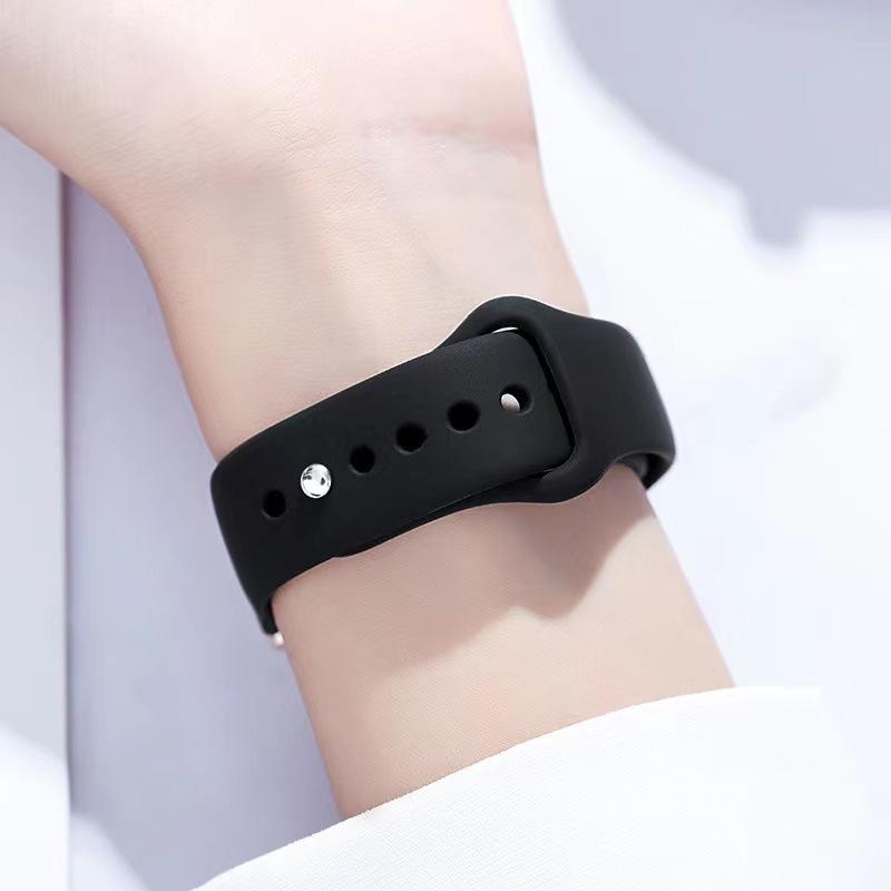 New Fashion Women's Watch Silicone Simple Temperament Men's and Women's Quartz Rectangular Watch