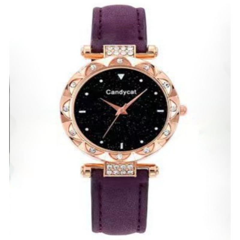 Watch Female Starry Sky Simple Fashion Trend Matte Leather Quartz Watch